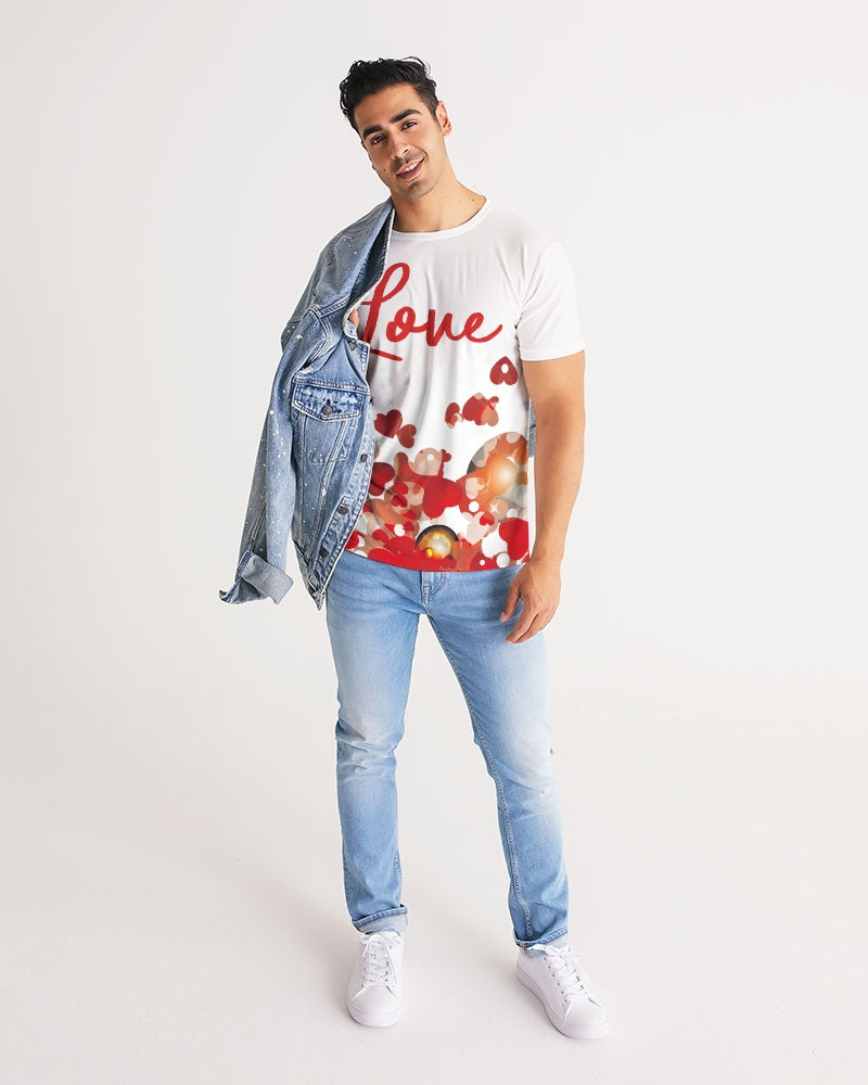 Bubble Hearts Men's Tee