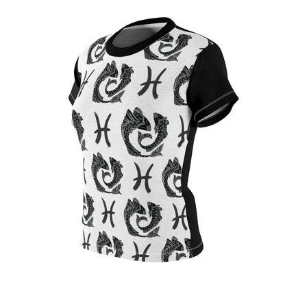 Pisces - BW Women's AOP Cut & Sew Tee