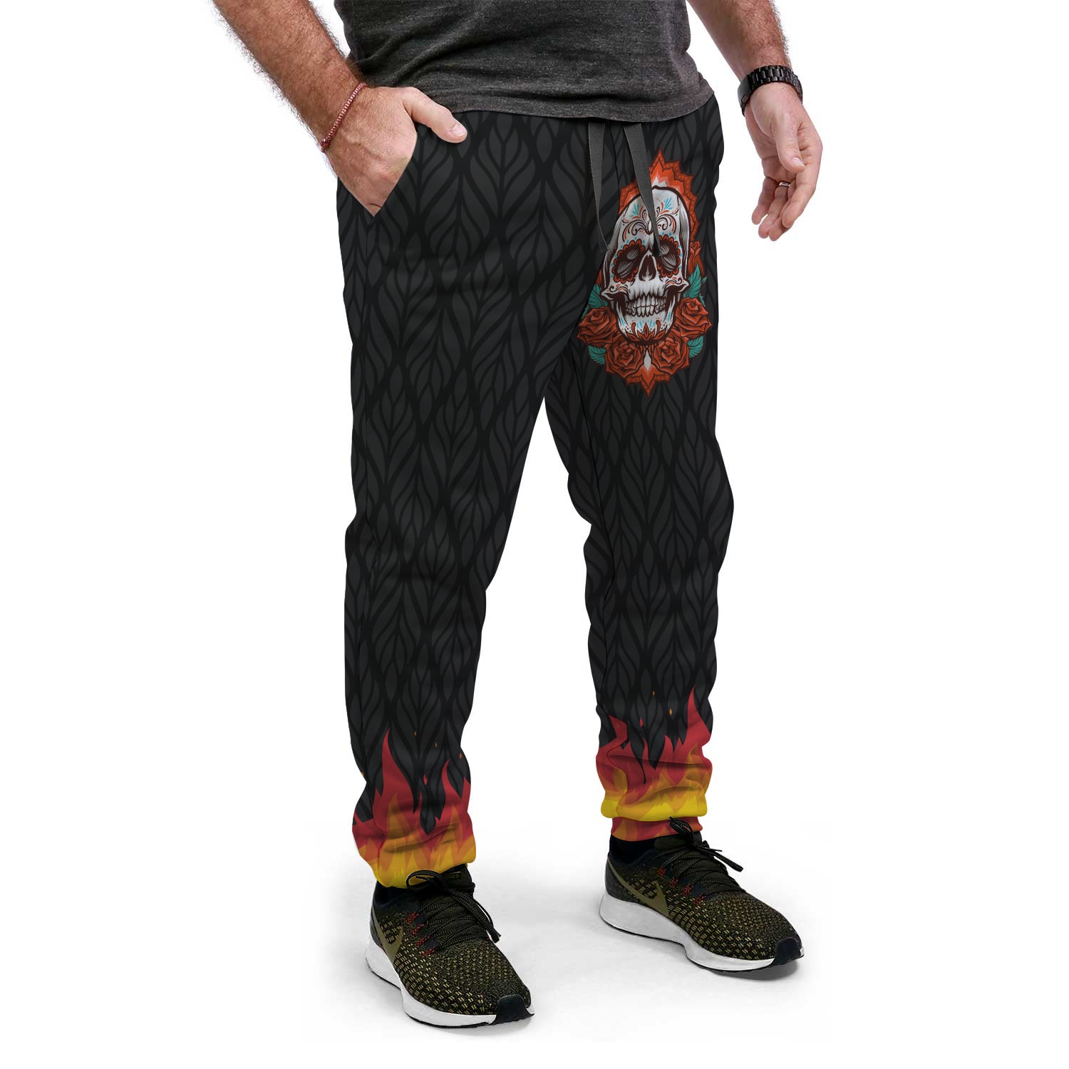 Sugar Skull Heat AOP Joggers