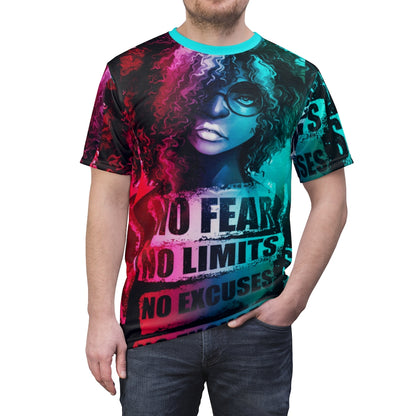 No Fear Adult AOP Cut & Sew Tee