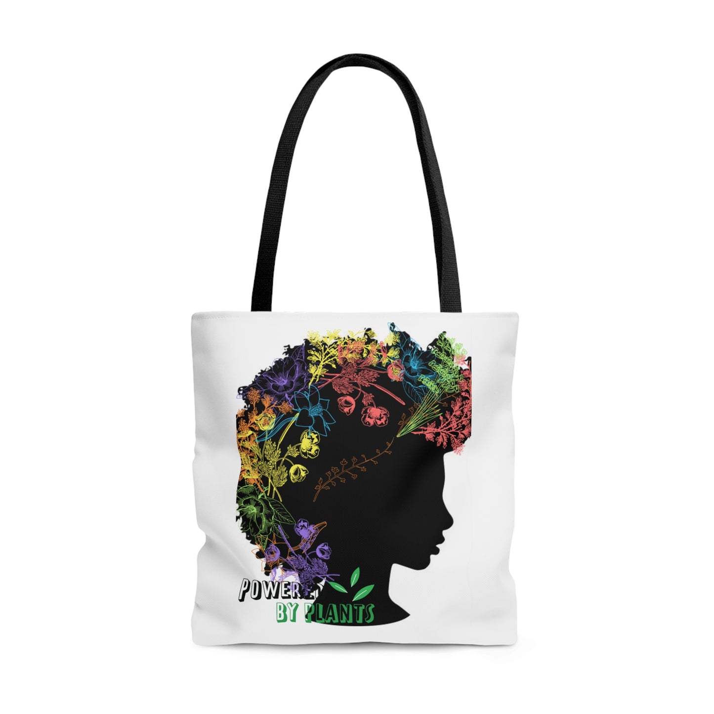 Powered by Plants Tote Bag (AOP)