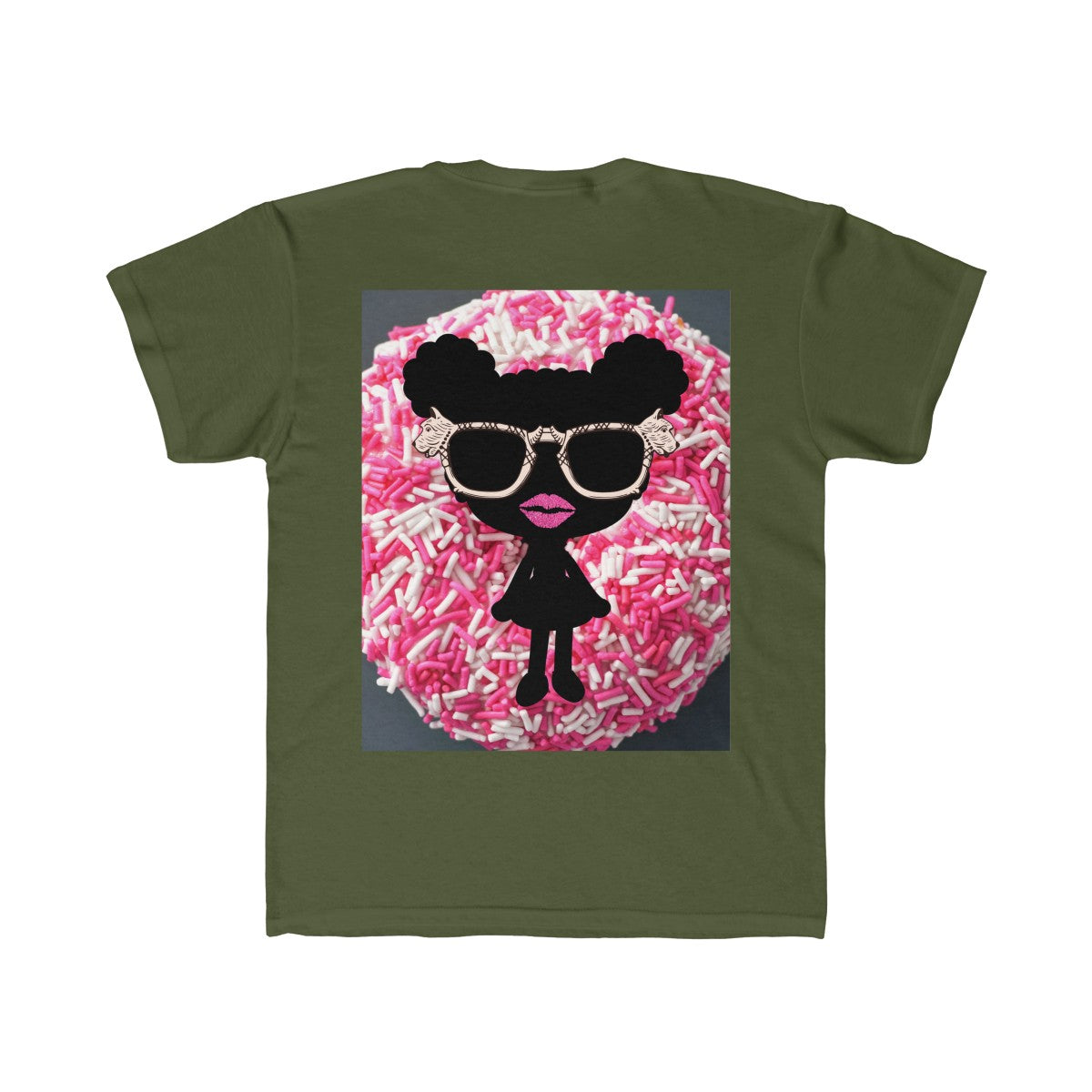 Candy Girls Donut Sprinkle Kids Regular Fit Tee