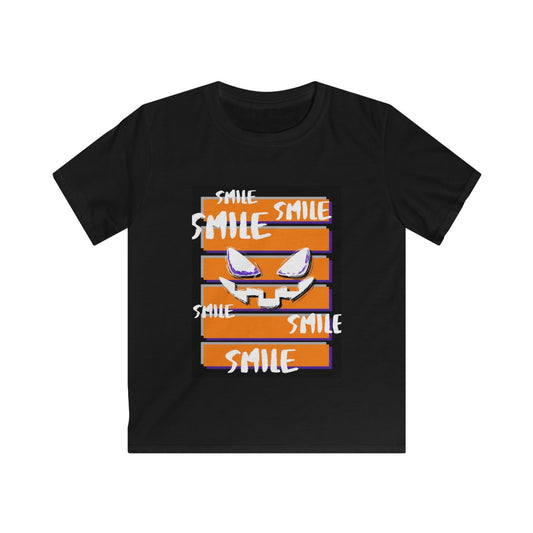 Smile Halloween Kids Softstyle Tee