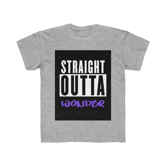 Straight Outta Wonder Kids Regular Fit Tee