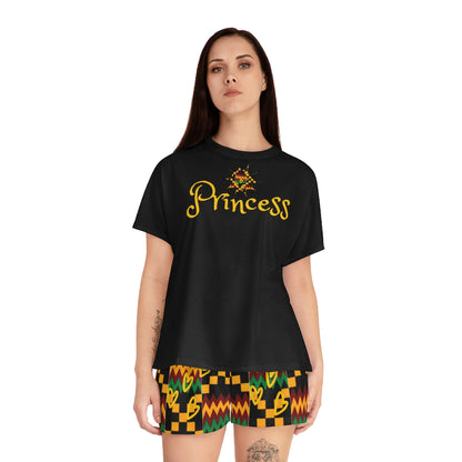 Princess Women's Short Pajama Set (AOP)