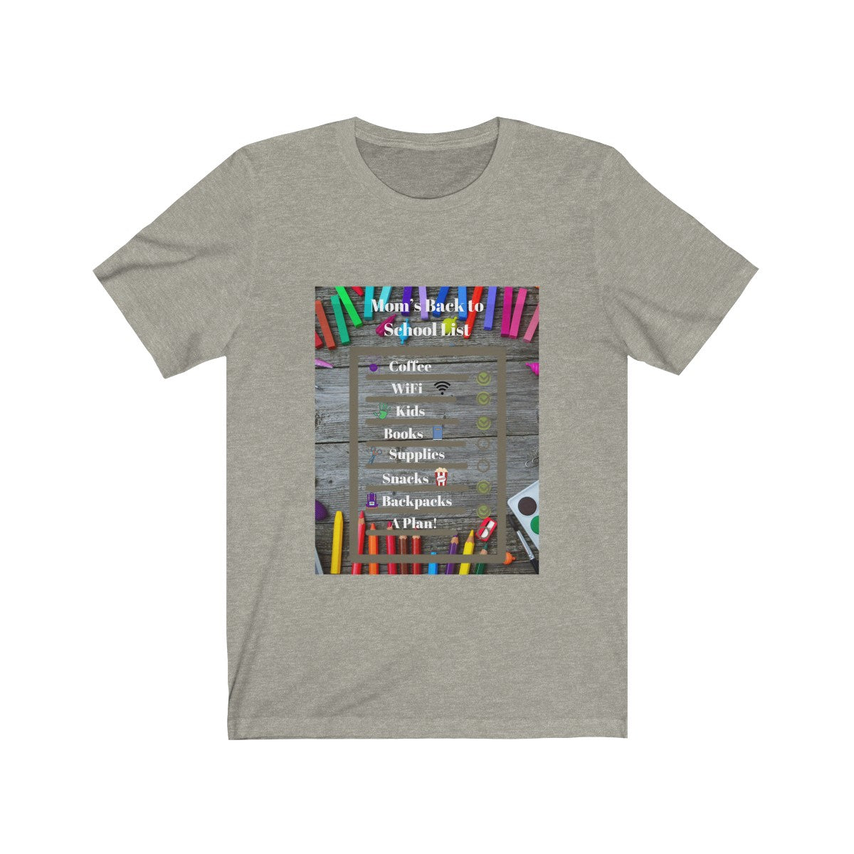 Mom’s List Women’s Jersey Short Sleeve Tee