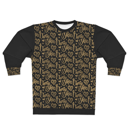 ILY Black and Gold Unisex Sweatshirt