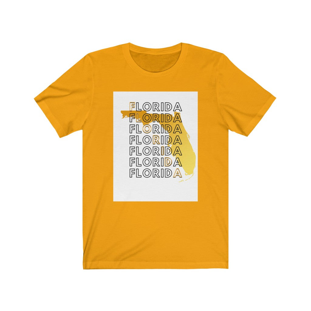 Florida Wht Unisex Jersey Short Sleeve Tee