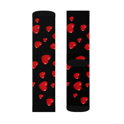 Black Heart Socks
