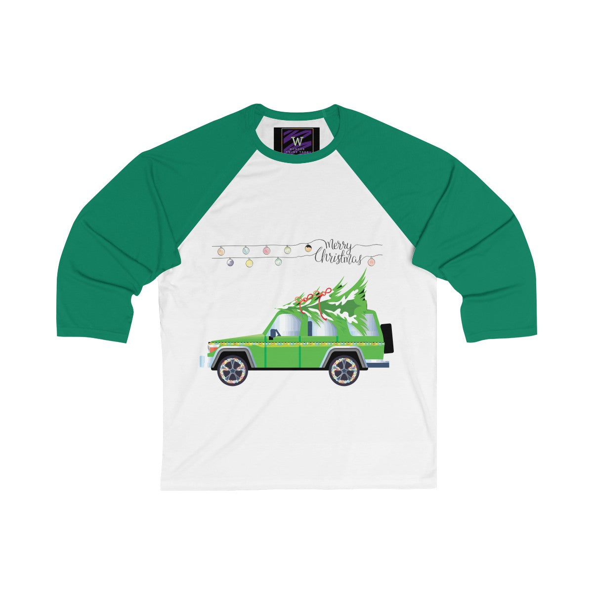 Christmas Vacation Unisex 3/4 Sleeve Baseball Tee
