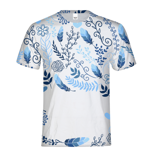 Feather Blue Kids Tee