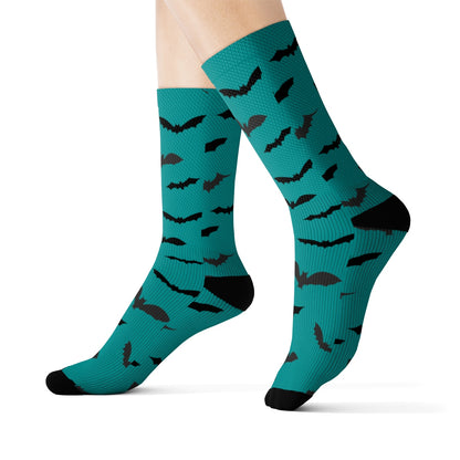 Bat Socks Teal
