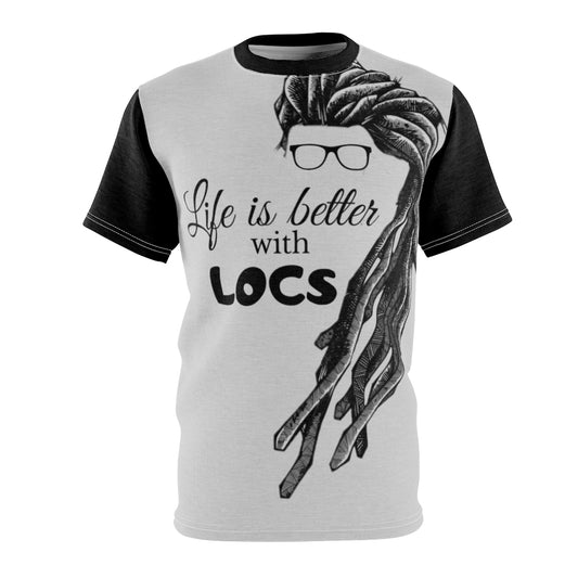 Locs Gry Unisex AOP Cut & Sew Tee