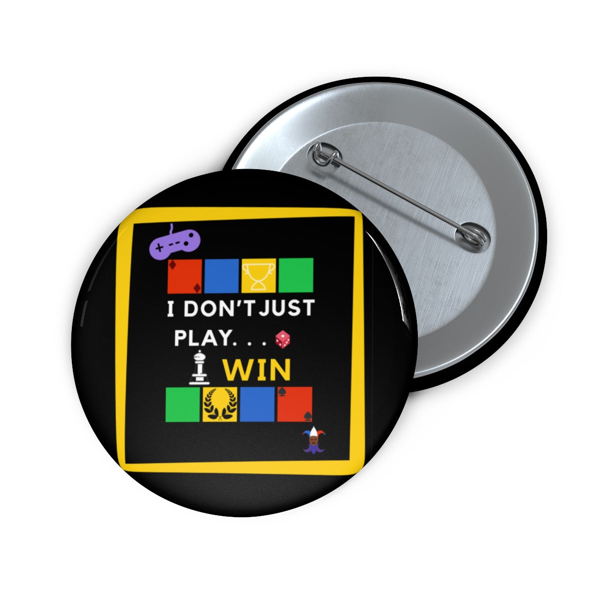 I Win Pin Buttons