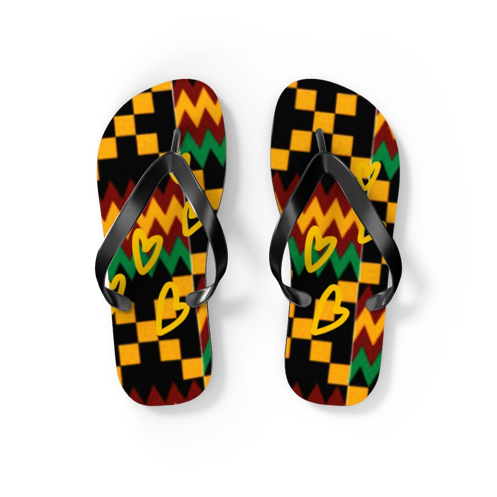 Kente Flip Flops