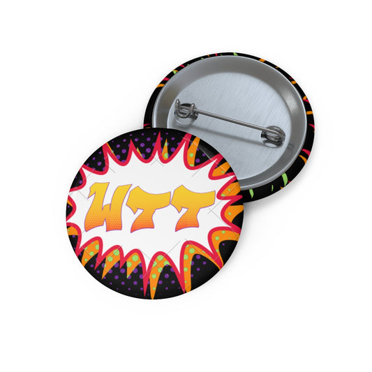 WTT "Pow" Logo1 Pin Buttons
