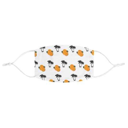 Florida Orange Fabric Face Mask