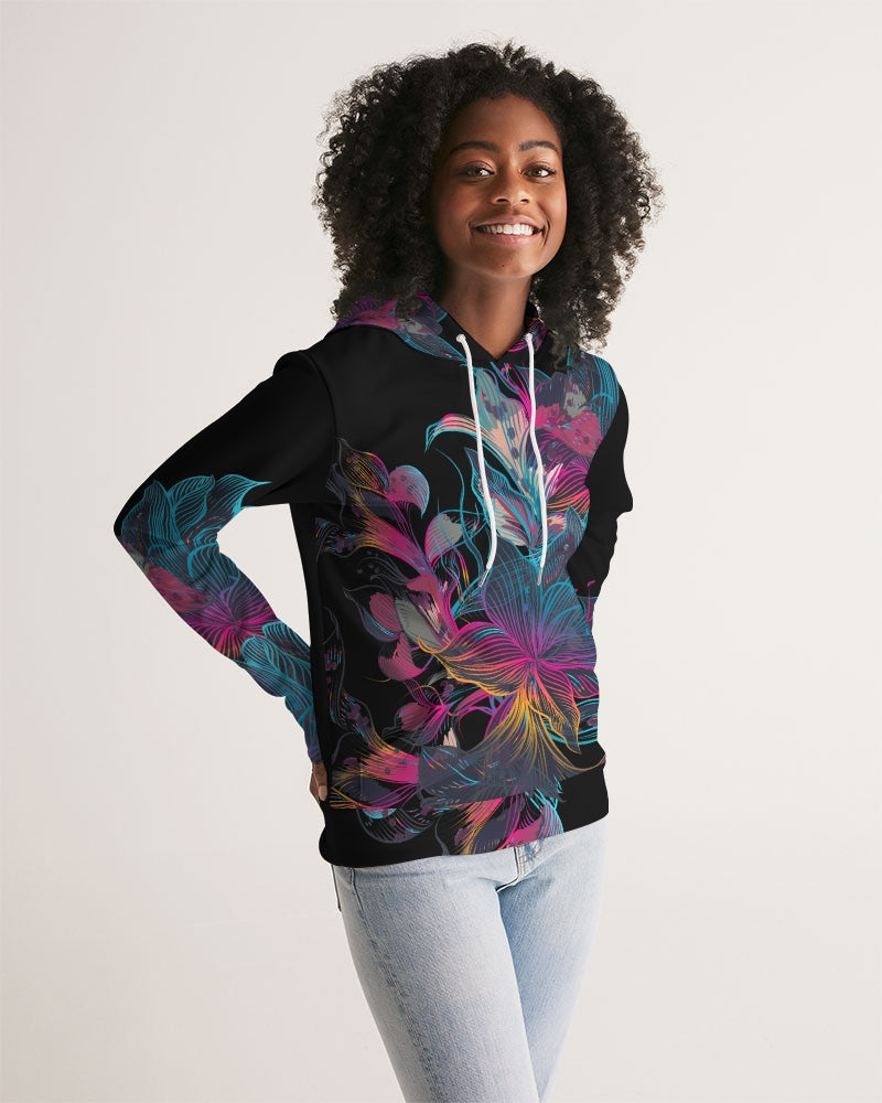 Neon Petals Women's Hoodie