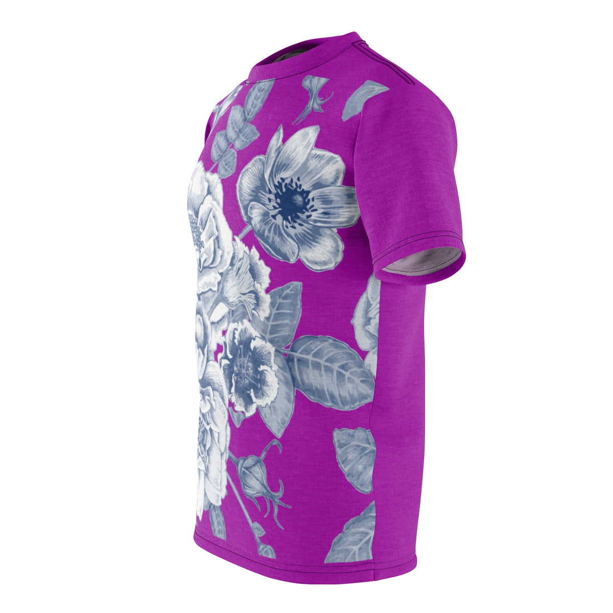 Pretty Pnk Baby Blue Unisex AOP Cut & Sew Tee