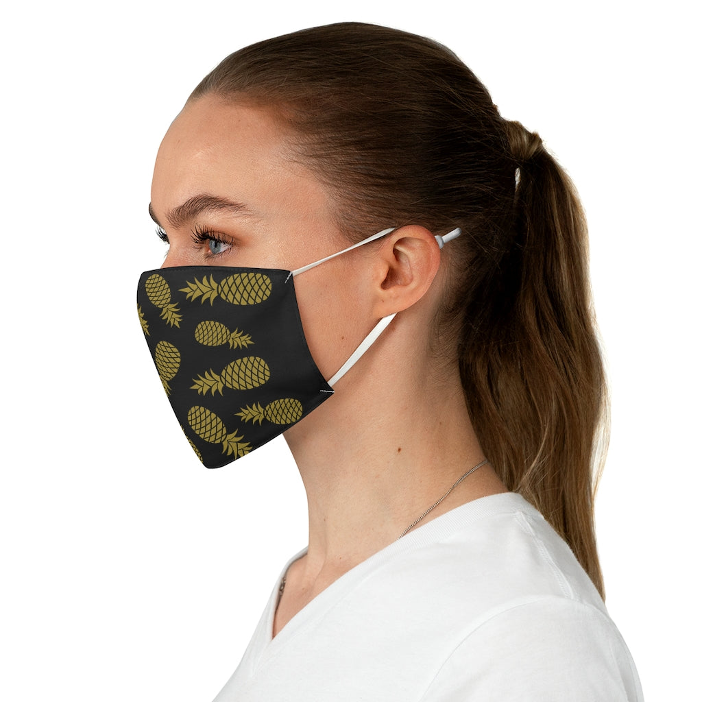 Elite Pineapple Fabric Face Mask