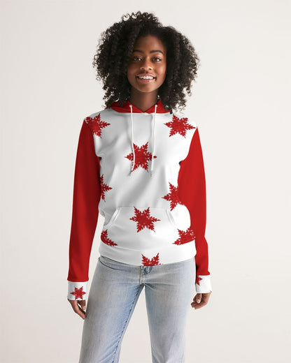 Crimson Snowfall Women's Hoodie