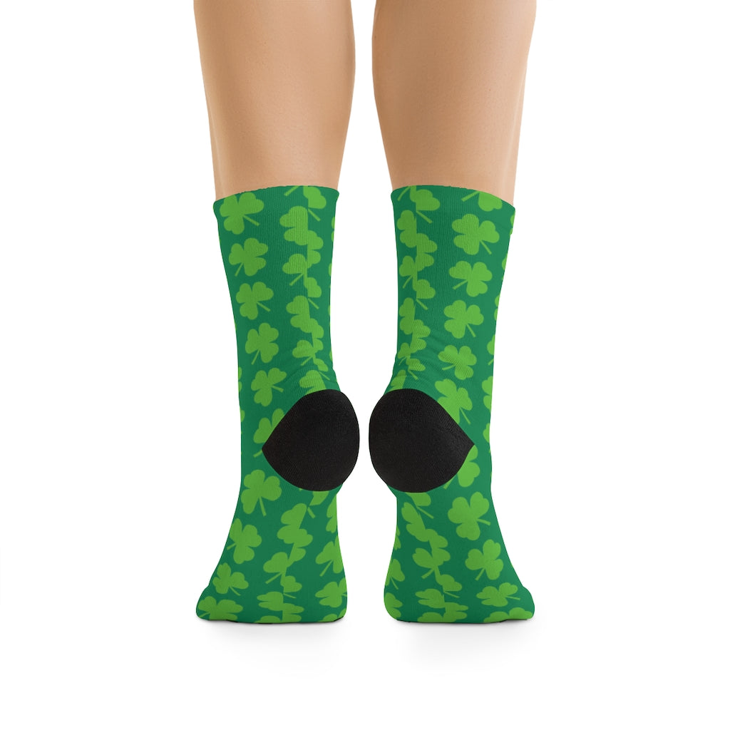 Green Shamrock DTG Socks
