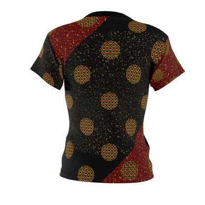 Motherspace Red Women's AOP Cut & Sew Tee