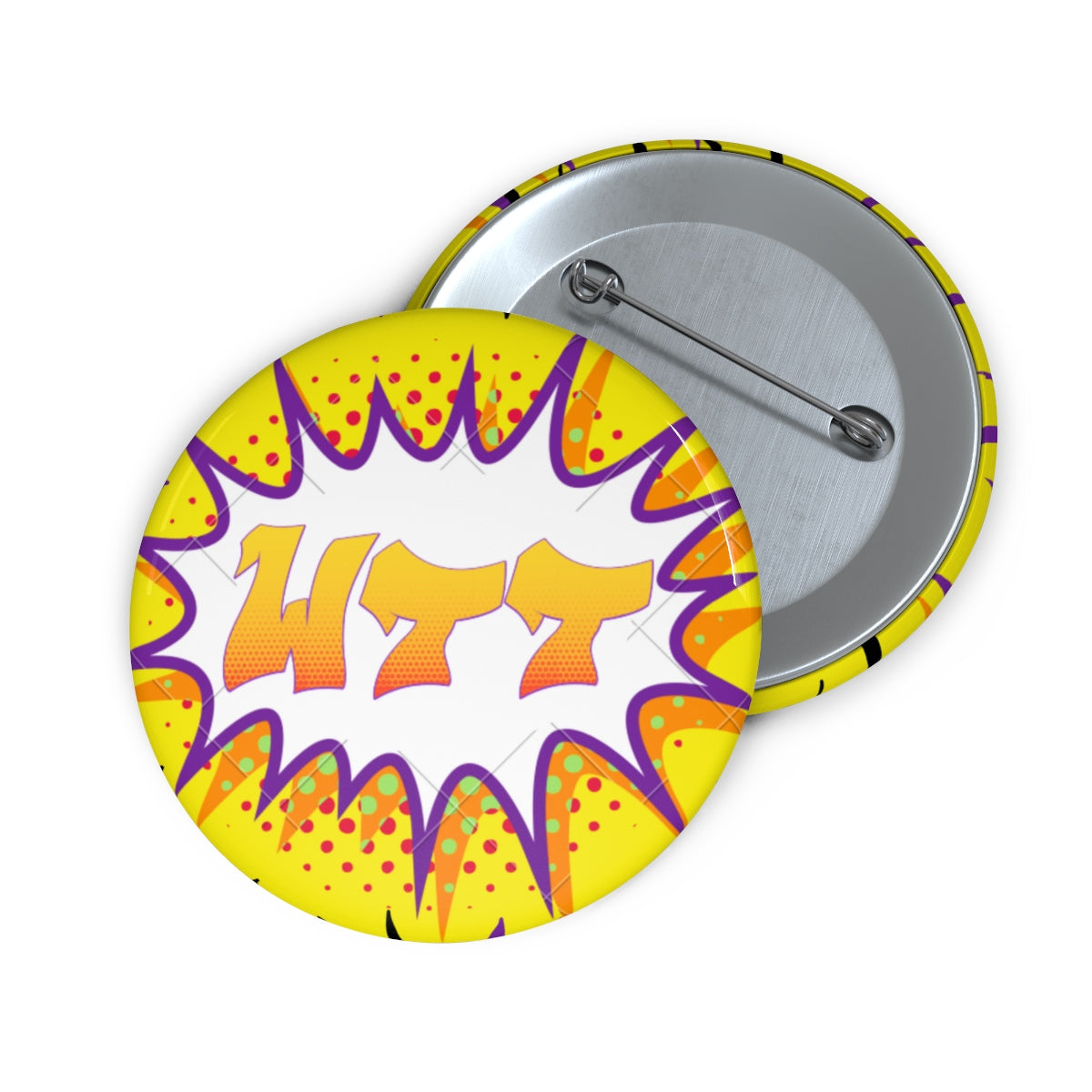 WTT "Pow" Logo2 Pin Buttons
