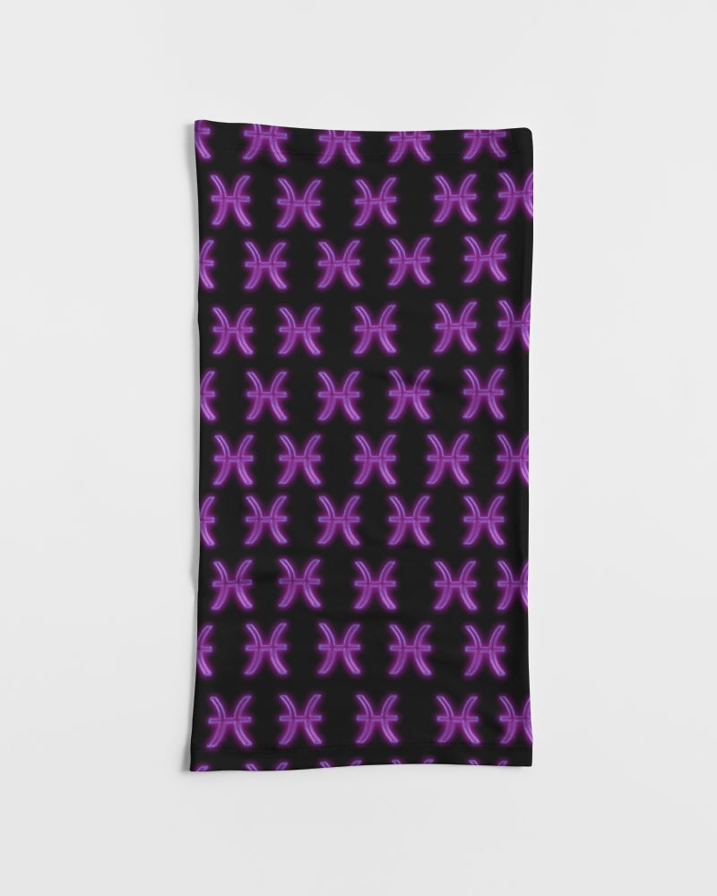 Purple Pisces  Neck Gaiter Set