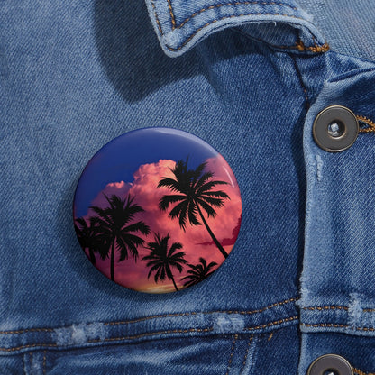 Palm Dreams Pin Buttons