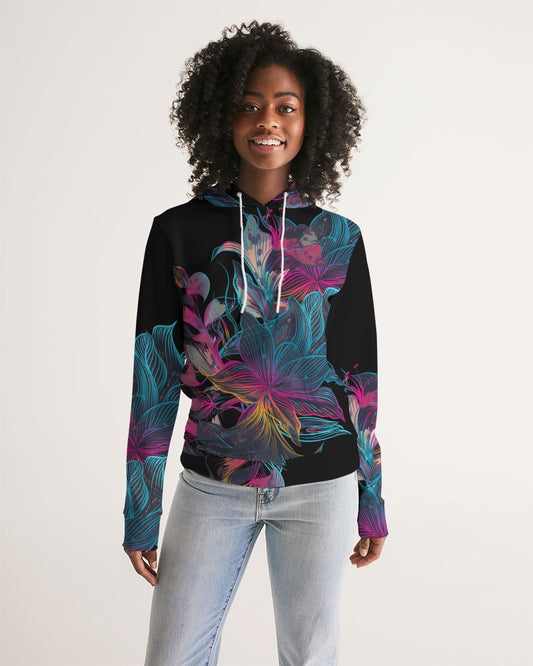 Neon Petals Women's Hoodie