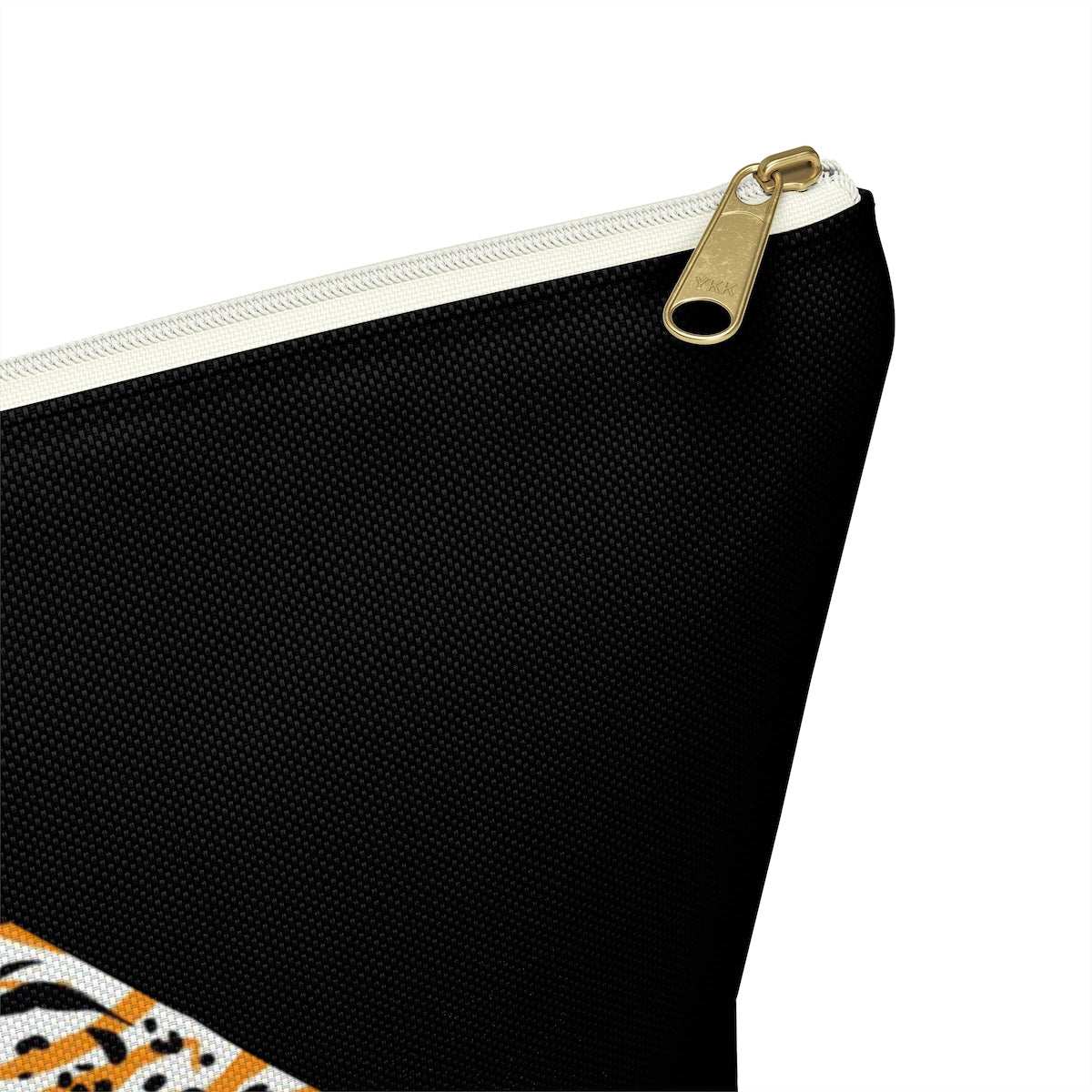 Little Black Cheetah  Accessory Pouch w T-bottom