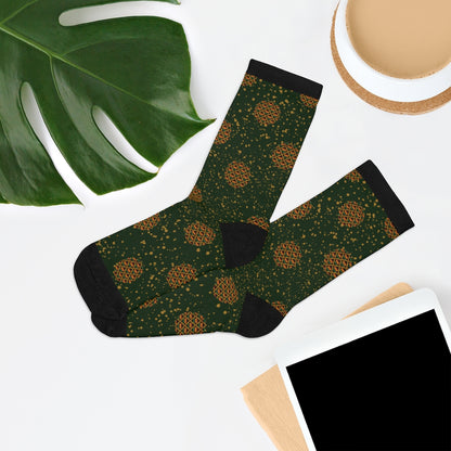 Motherspace Green DTG Socks