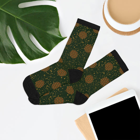 Motherspace Green DTG Socks