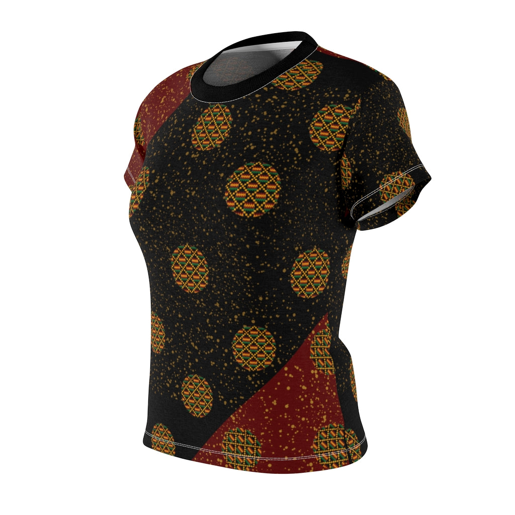 Motherspace Red Women's AOP Cut & Sew Tee