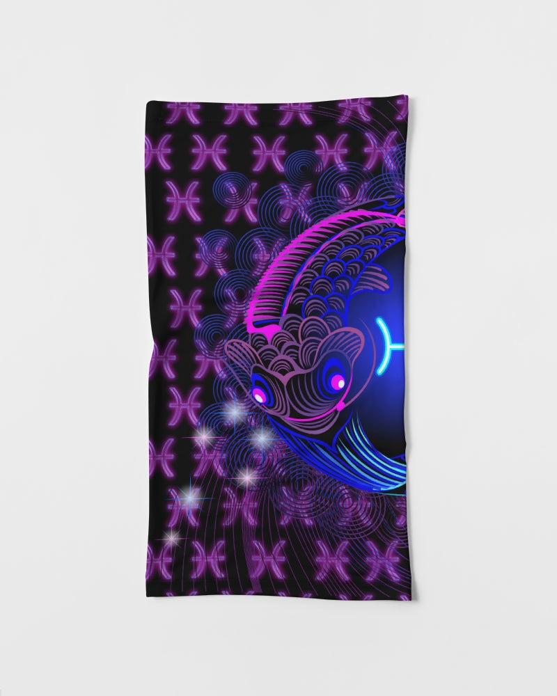 Purple Pisces  Neck Gaiter Set