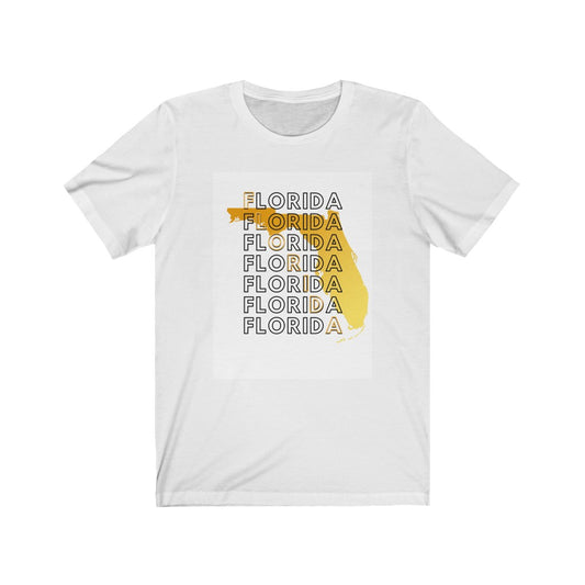 Florida Wht Unisex Jersey Short Sleeve Tee