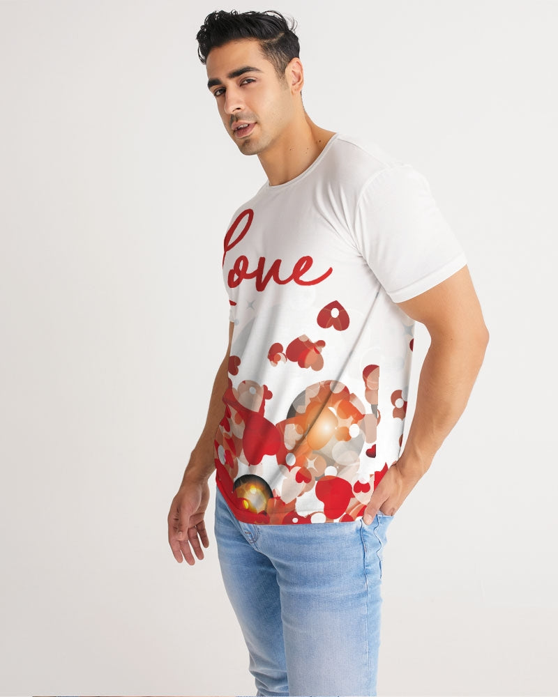Bubble Hearts Men's Tee