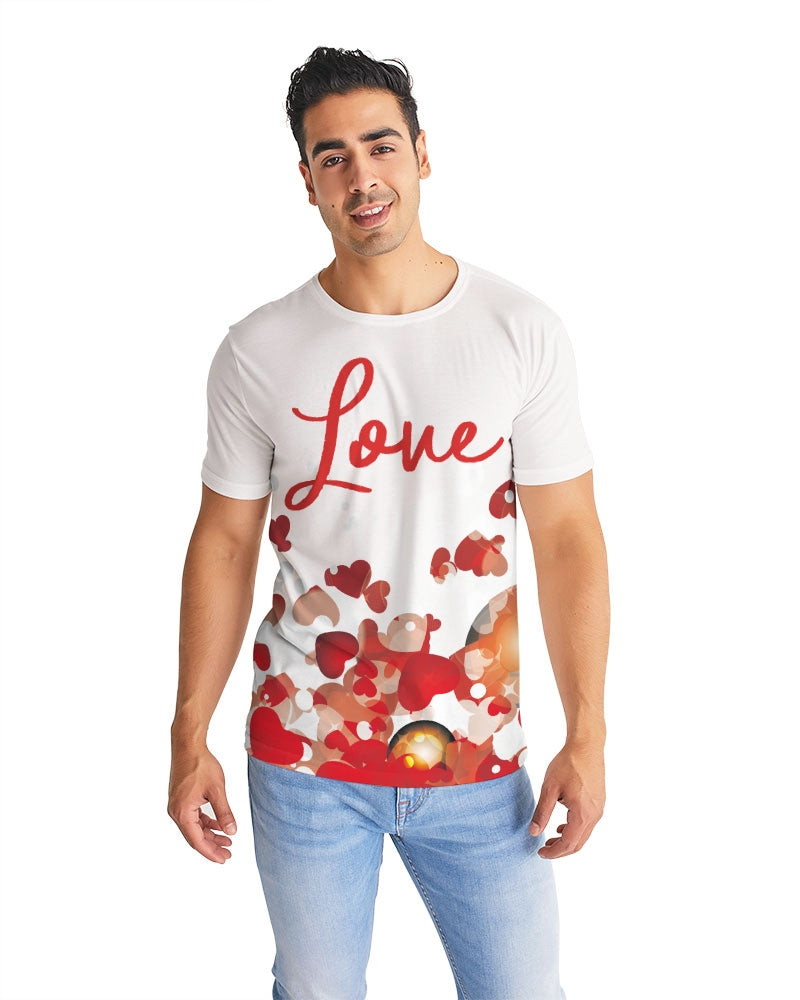 Bubble Hearts Men's Tee