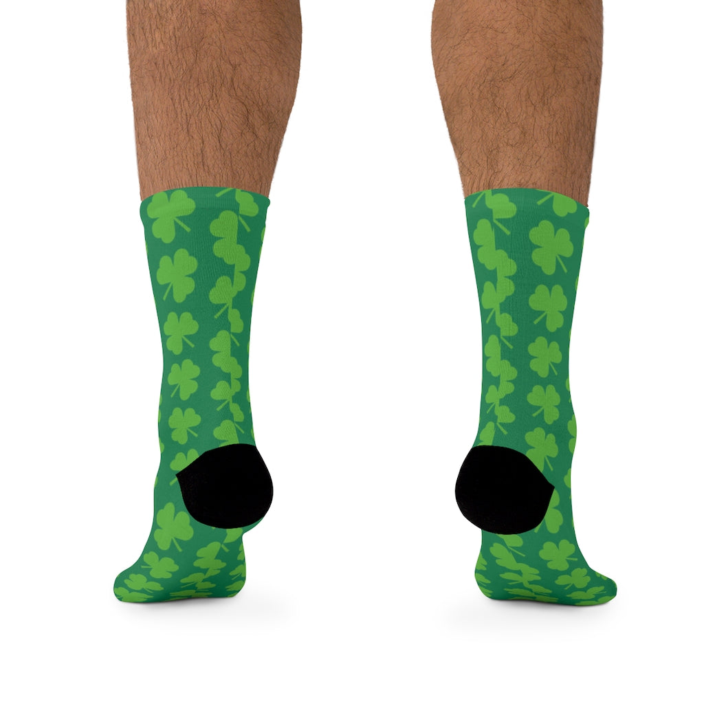 Green Shamrock DTG Socks