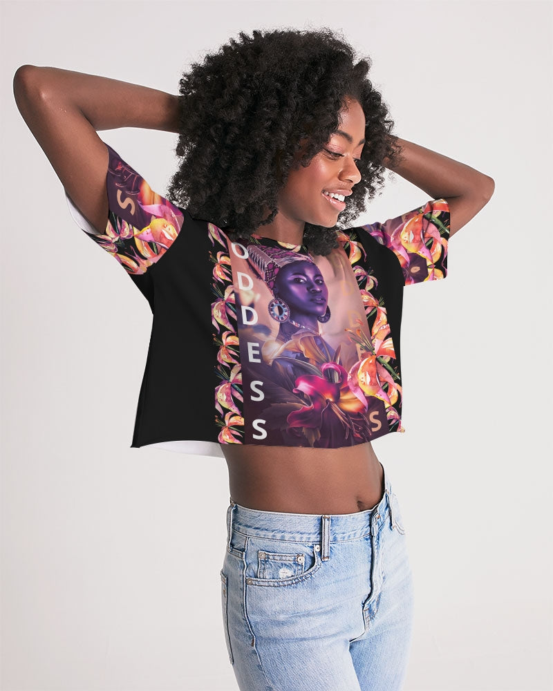 Goddess Women's Lounge Cropped Tee