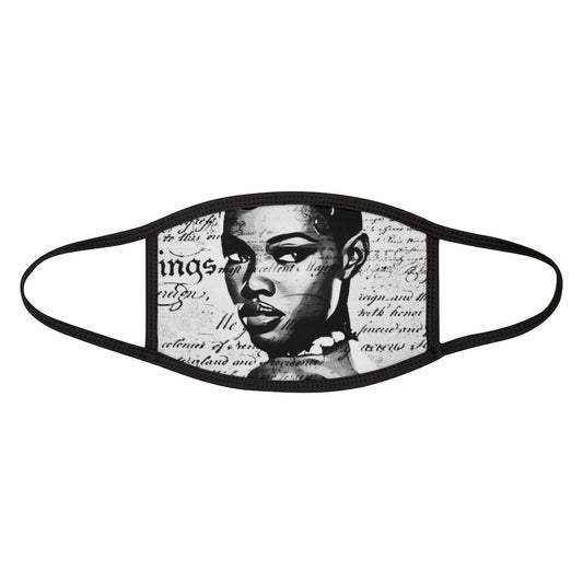 Muse Mixed-Fabric Face Mask
