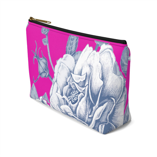 Pretty Pink, Baby Blue Accessory Pouch w T-bottom