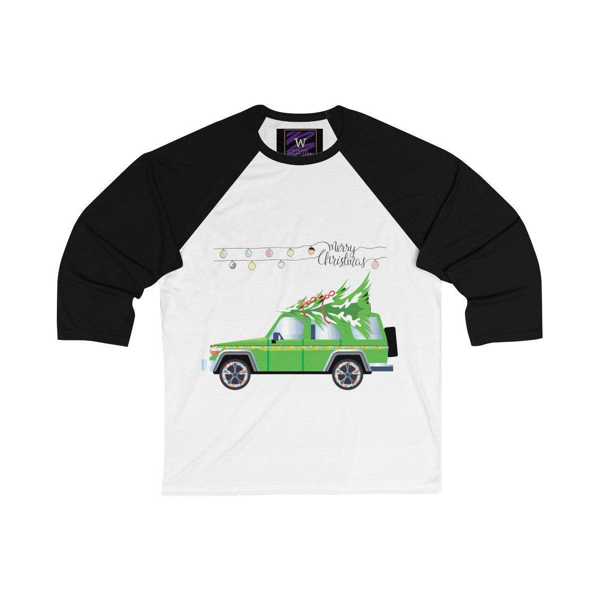 Christmas Vacation Unisex 3/4 Sleeve Baseball Tee