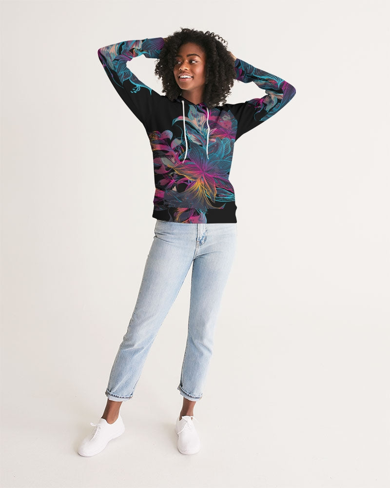 Neon Petals Women's Hoodie