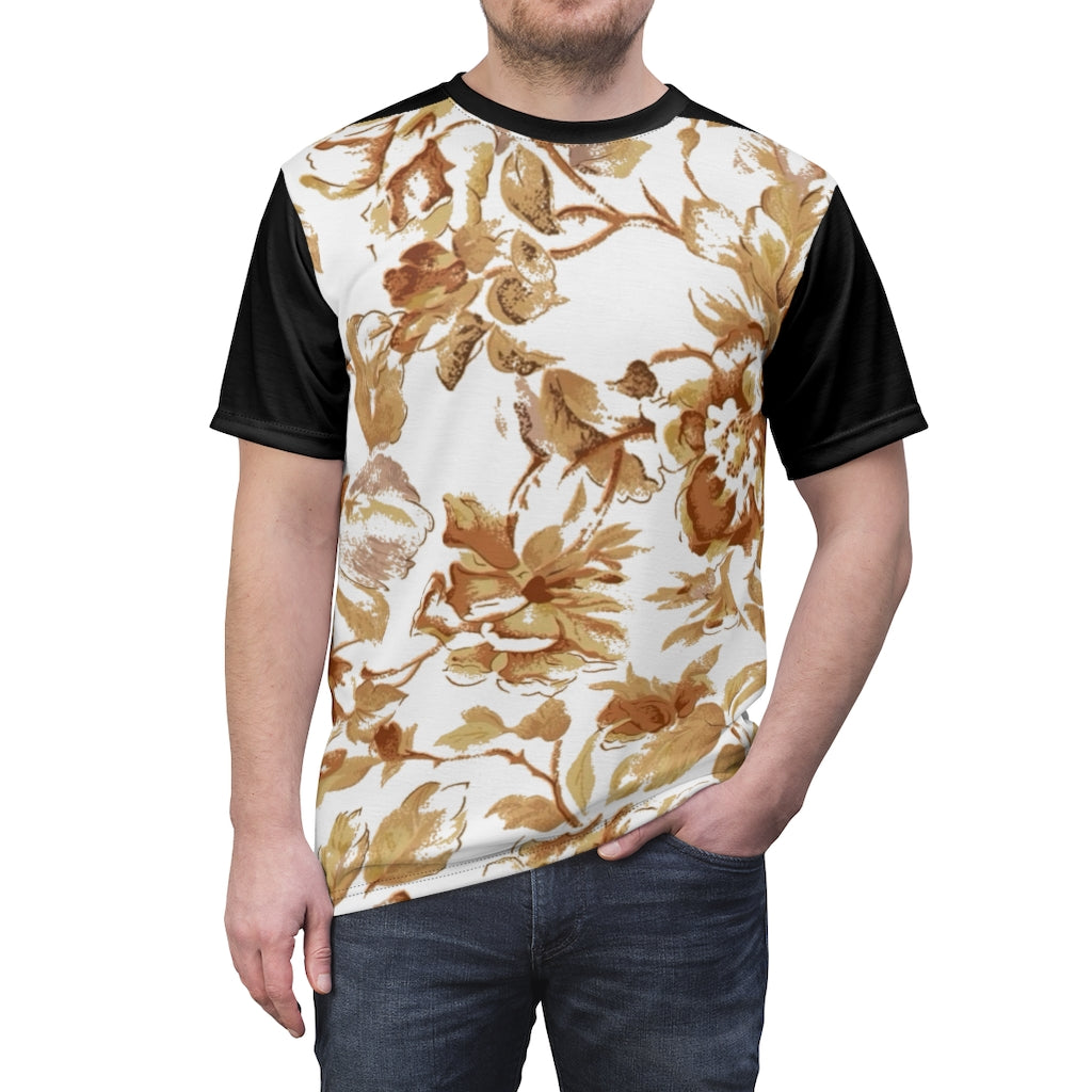 Neutral Bloom Unisex AOP Cut & Sew Tee