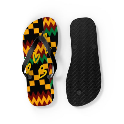Kente Flip Flops