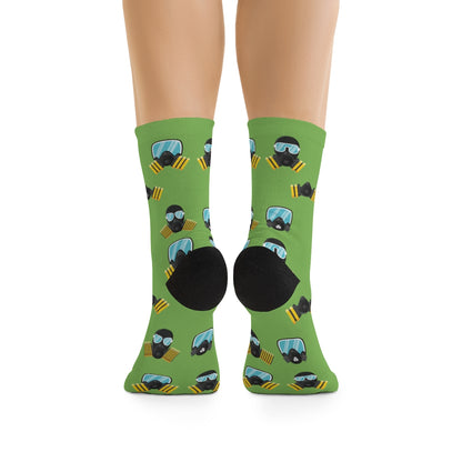 MaskOn GRN Adult Unisex DTG Socks