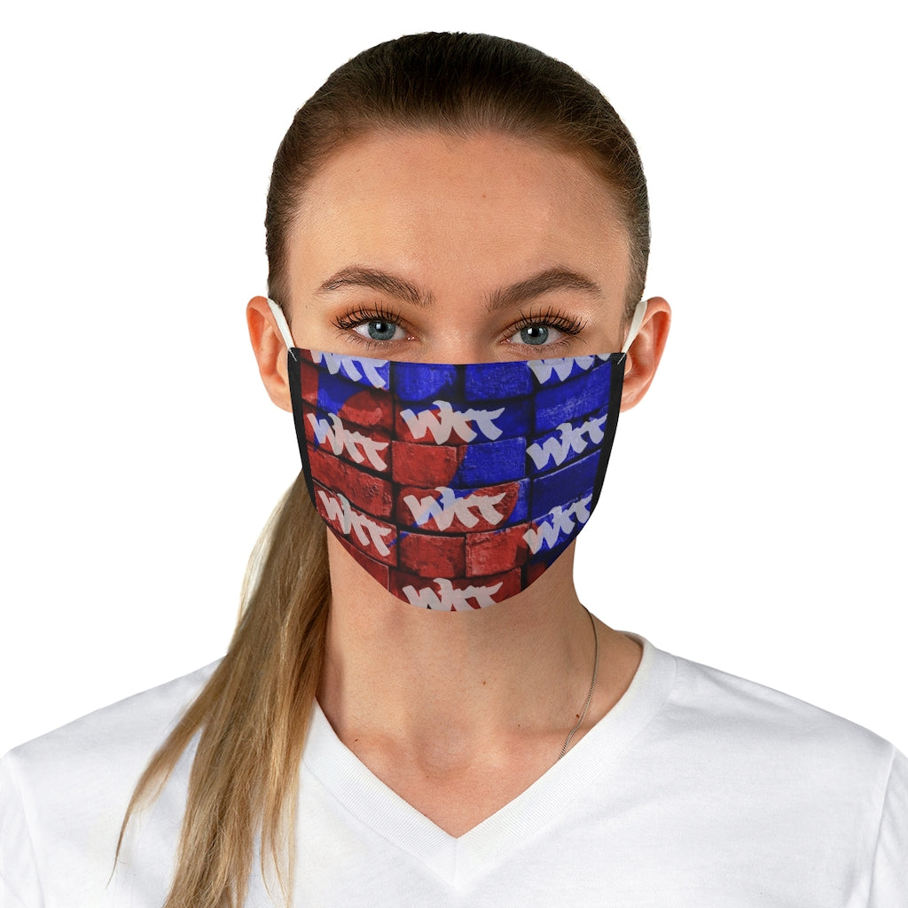 WTT - r/w/b Adjustable Fabric Face Mask
