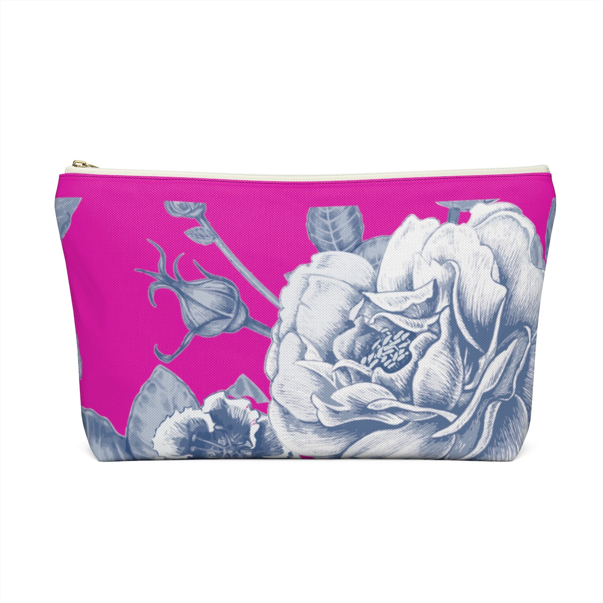 Pretty Pink, Baby Blue Accessory Pouch w T-bottom
